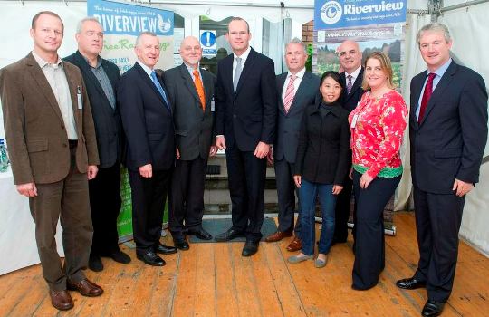 Simon Coveney Riverview GS1 Visit